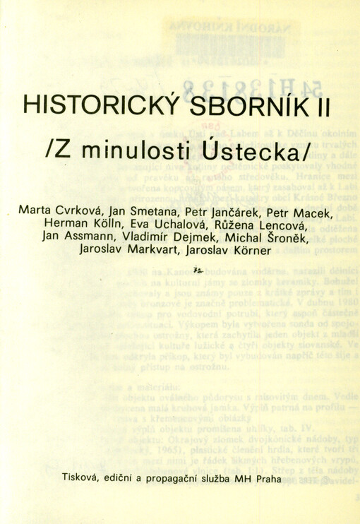 Historický sborník II (Z minulosti Ústecka)