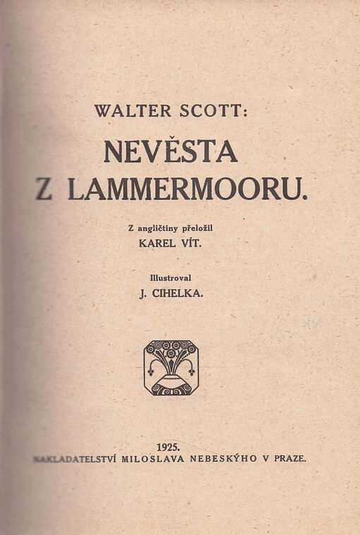 Nevěsta z Lammermooru