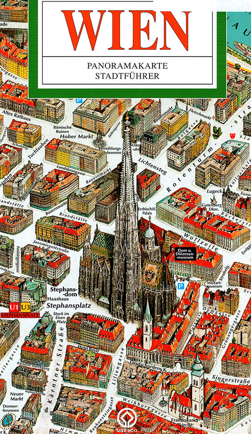 Wien : Panoramakarte : Stadtführer