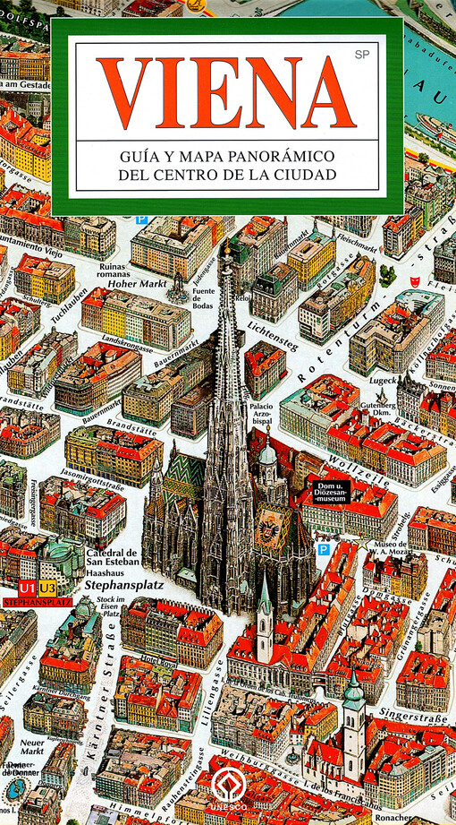 Viena : guía y mapa panorámico : del centro de la ciudad