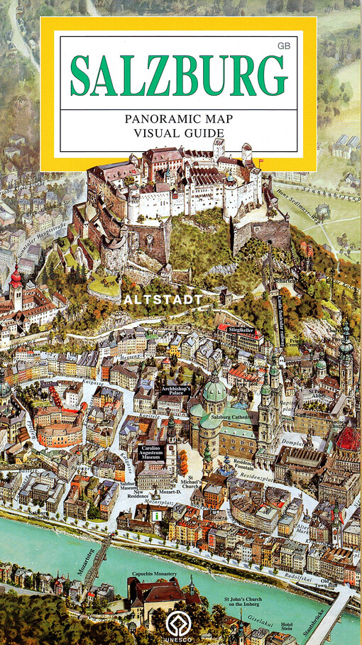 Salzburg : panoramic map : visual guide