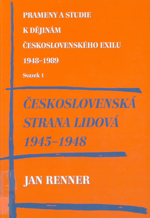 Československá strana lidová 1945-1948
