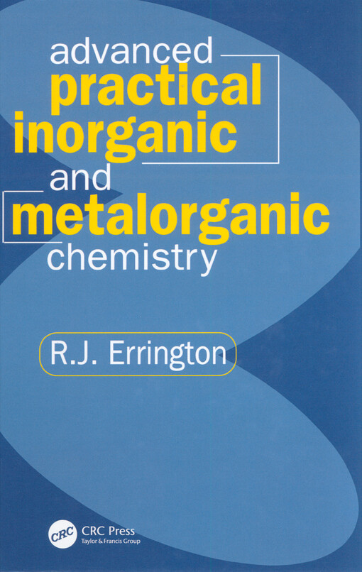 Advanced practical inorganic and metalorganic chemistry