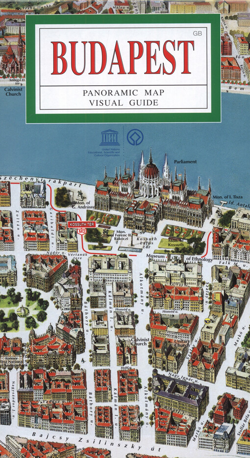 Budapest : panoramic map : visual guide