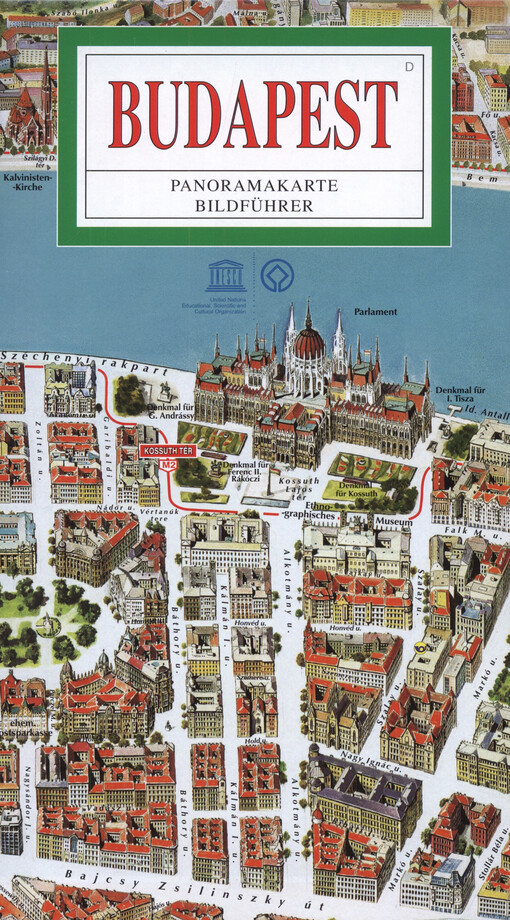 Budapest : Panoramakarte : Bildführer