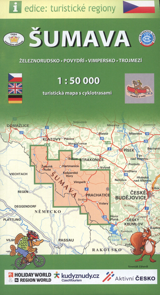 Šumava : Železnorudsko, Povydří, Vimpersko, Trojmezí : turistická mapa s cyklotrasami : 1:50 000
