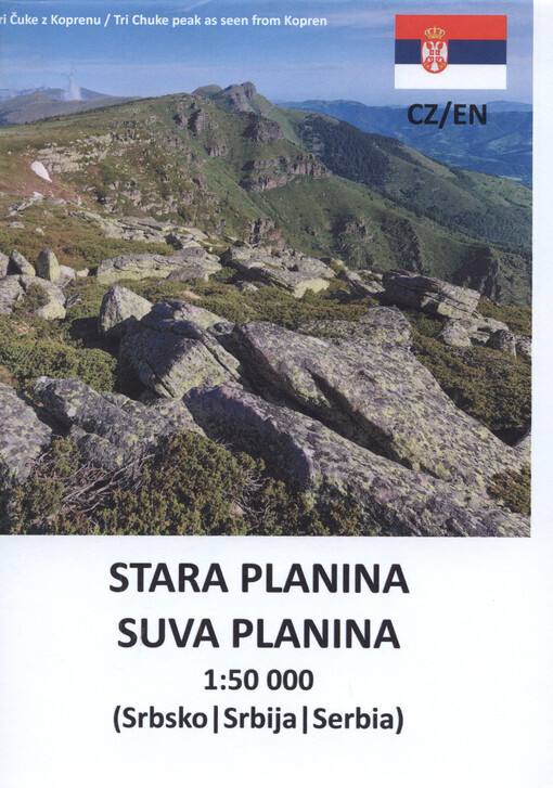 Stara planina, Suva planina : 1:50 000 : (Srbsko = Srbija = Serbia)