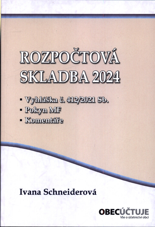 Rozpočtová skladba 2024