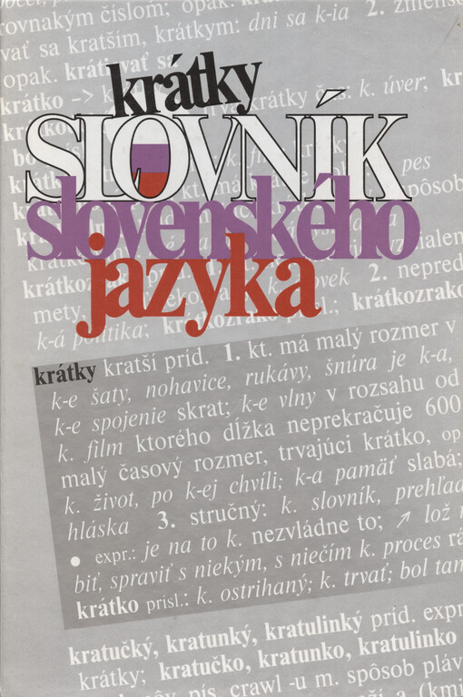 Krátky slovník slovenského jazyka