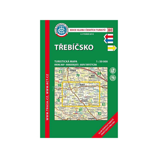 Třebíčskoturistická mapa 1:50 000