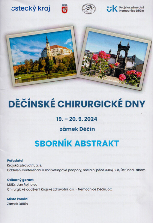 Děčínské chirurgické dny : 19.-20.9.2024, zámek Děčín : sborník abstrakt