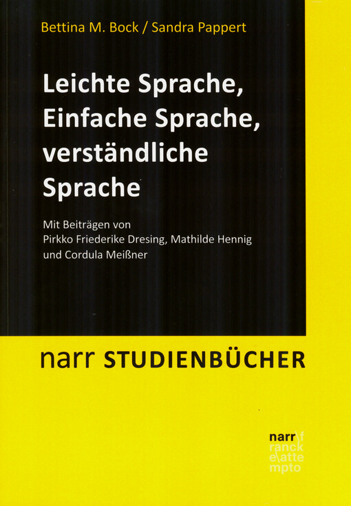 Leichte Sprache, Einfache Sprache, verständliche Sprache