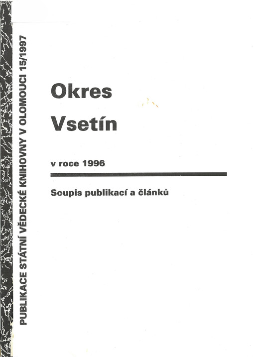 Okres Vsetín v roce 1996