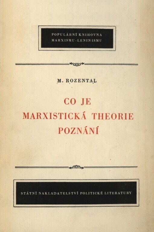 Co je marxistická theorie poznání