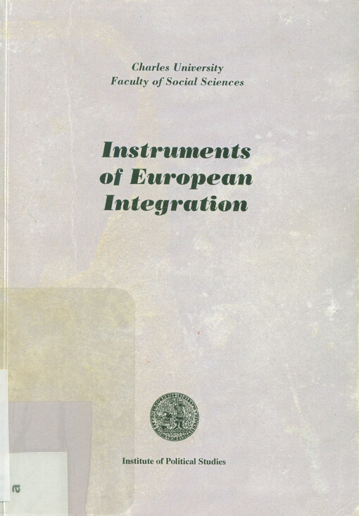 Instruments of European integration