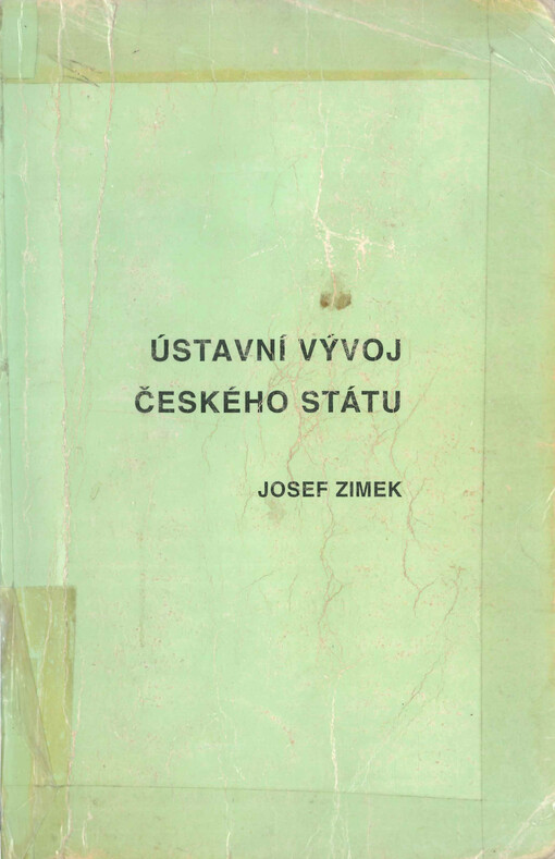 Ústavní vývoj českého státu