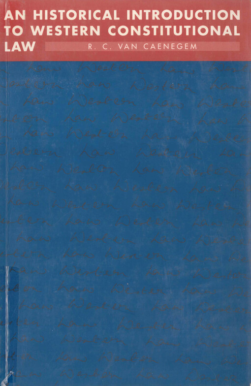 An historical introduction to western constitutional law