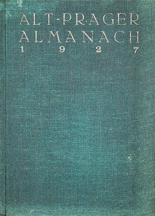 Alt-Prager Almanach 1927