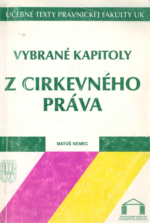 Vybrané kapitoly z cirkevného práva