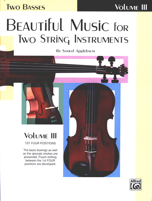 Beautiful Music for Two String Instruments : two basses. Volume 3