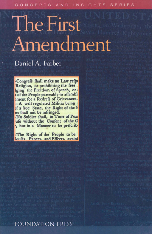 The first amendment