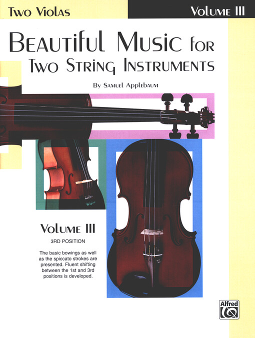 Beautiful Music for Two String Instruments : two violas. Volume 3