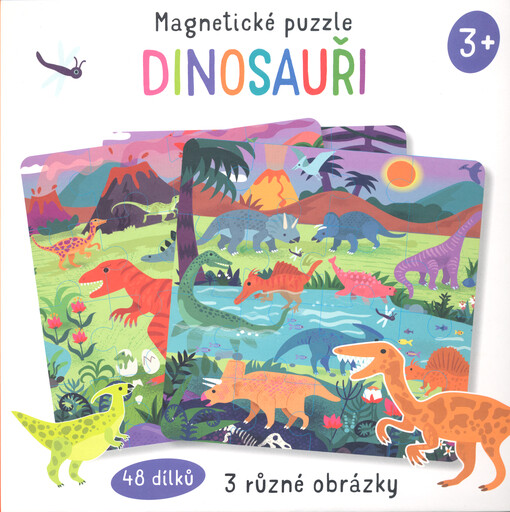 Magnetické puzzle. Dinosauři