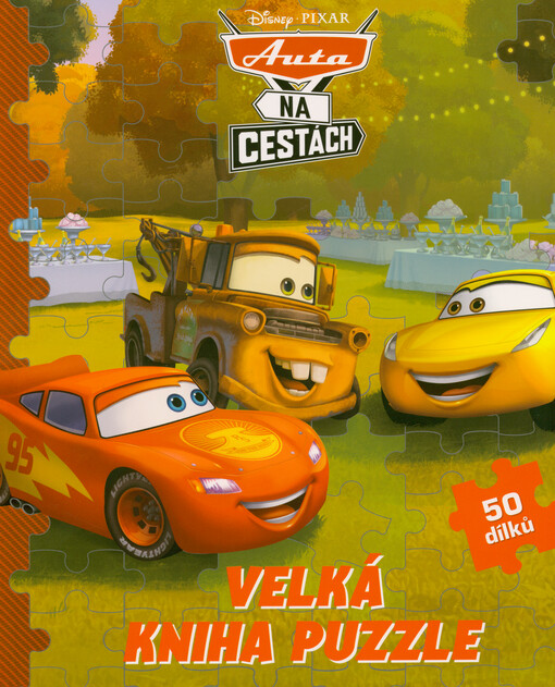 Auta na cestách : velká kniha puzzle : 50 dílků