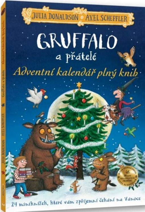 Gruffalo a přátelé : adventní kalendář plný knih : 24 miniknížek, které vám zpříjemní čekání na Vánoce