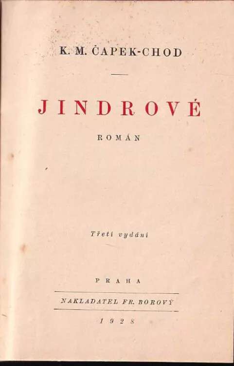 Jindrové :Román