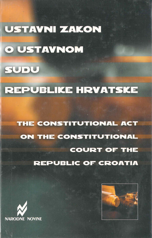 Ustavni zakon o ustavnom sudu Republike Hrvatske.