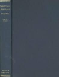Egyptian grammar :being an introduction to the study of hieroglyphs