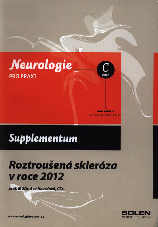 Roztroušená skleróza v roce 2012