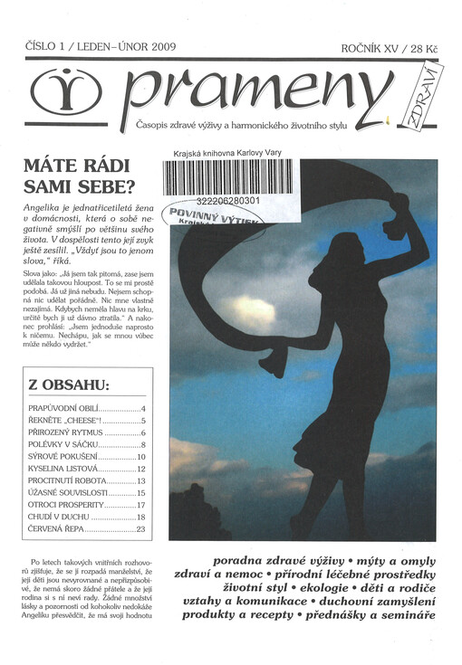 Prameny zdraví : zpravodaj společnosti Country Life, s.r.o.