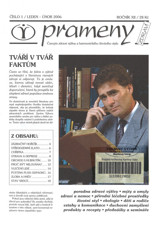 Prameny zdraví : zpravodaj společnosti Country Life, s.r.o.
