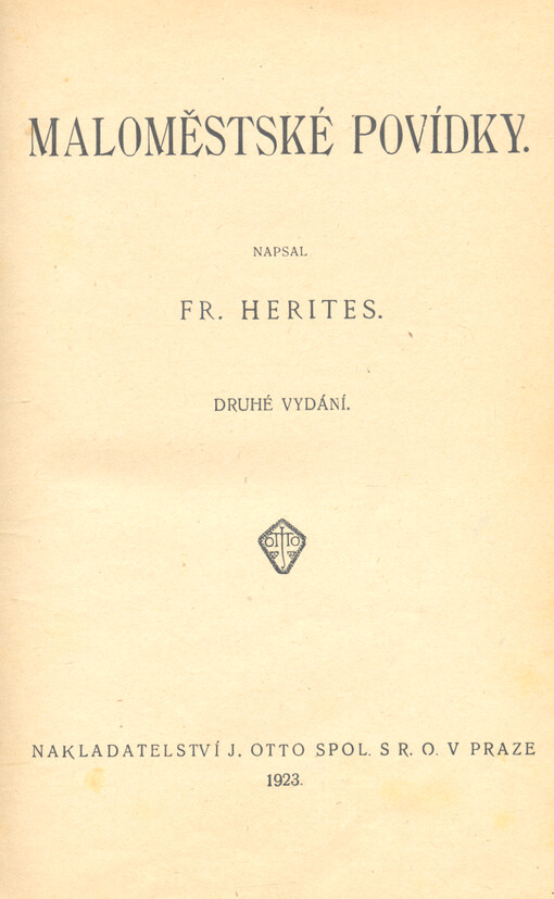 Maloměstské povídky