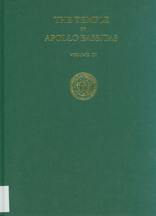 The temple of Apollo Bassitas.Vol. 3.,The architecture, illustrations