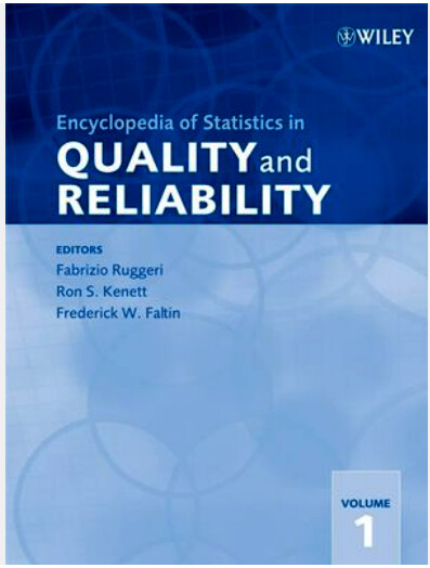 Encyclopedia of statistics in quality and reliability