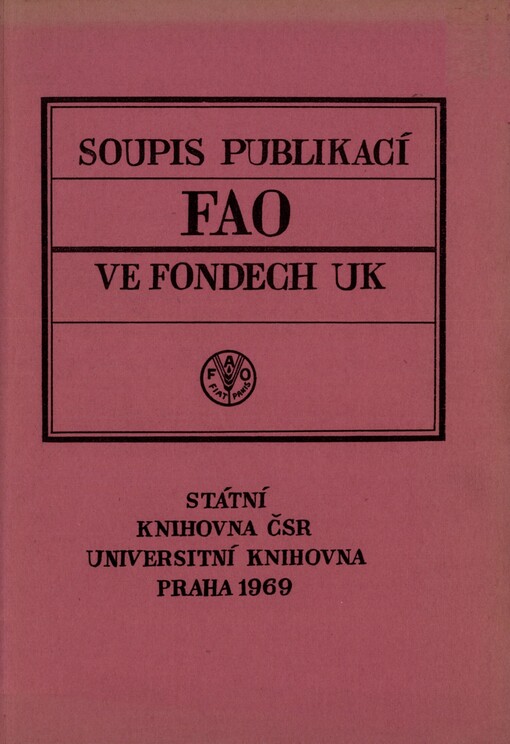Soupis publikací FAO ve fondech UK
