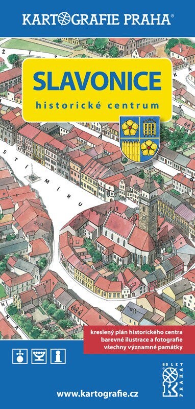 Slavonicehistorické centrum : kreslený plán historického centra