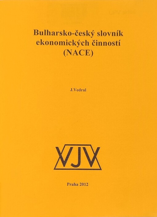 Bulharsko-český slovník ekonomických činností (NACE)