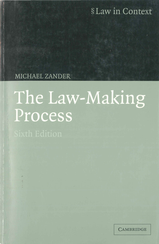 The law-making process