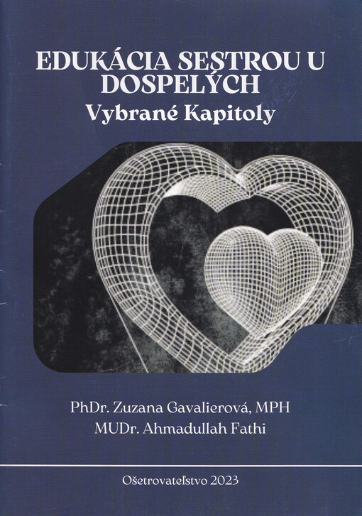 Edukácia sestrou u dospelých, vybrané kapitoly