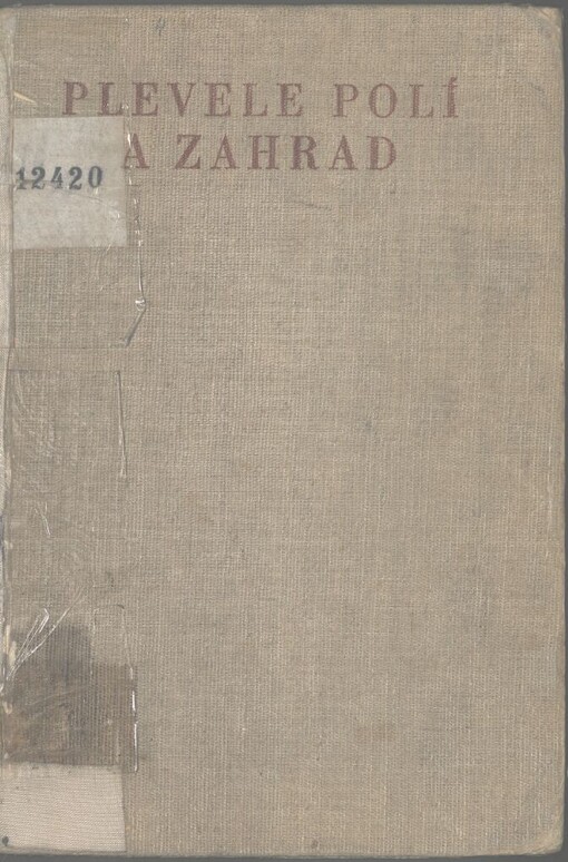 Plevele polí a zahrad