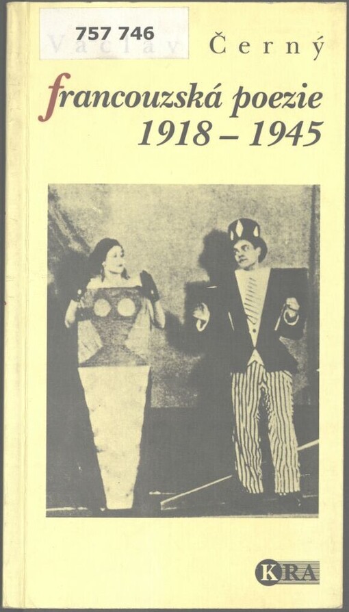 Francouzská poezie 1918-1945: (deset kapitol o moderní francouzské poezii)