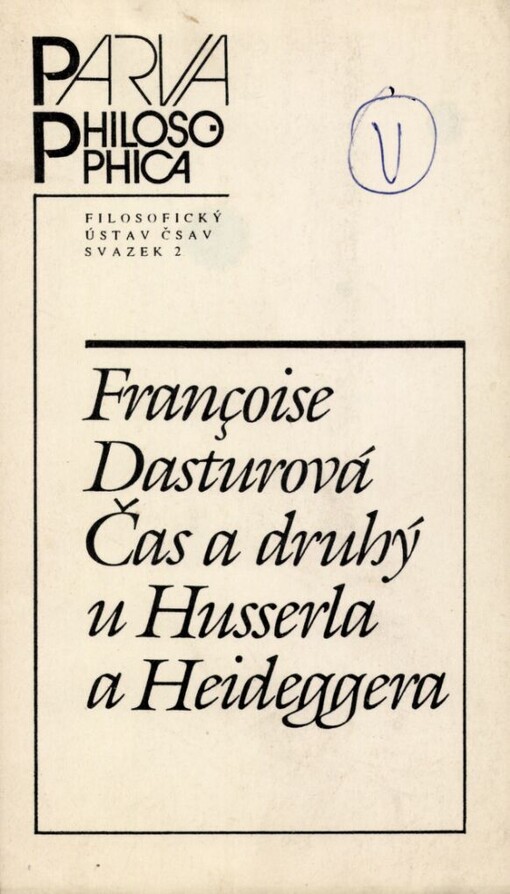 Čas a druhý u Husserla a Heideggera