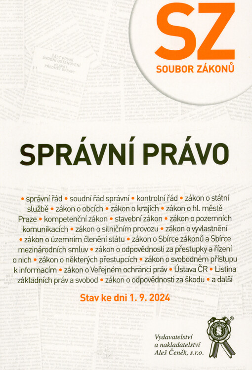 Správní právo : (soubor zákonů)