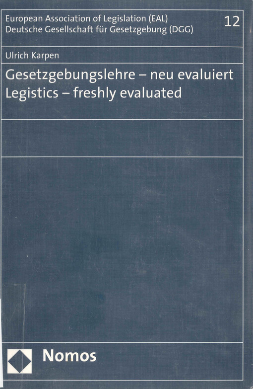 Gesetzgebungslehre - neu evaluiert