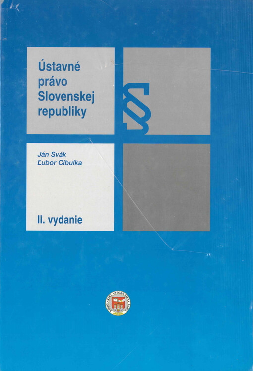 Ústavné právo Slovenskej republiky : (osobitná časť)