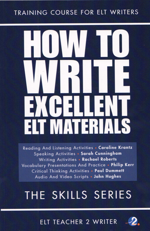 How to write excellent ELT materials : the skills series